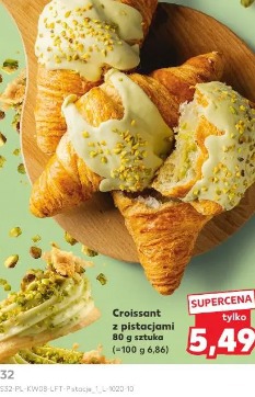Croissant z pistacjami