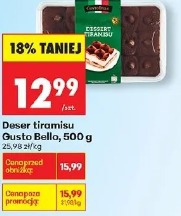 Deser tiramisu Gusto Bello