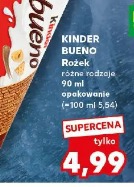 Kinder Bueno Rożek różne rodzaje