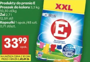 Proszek do prania E