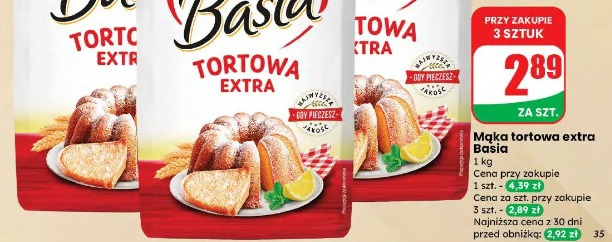 Mąka tortowa extra Basia