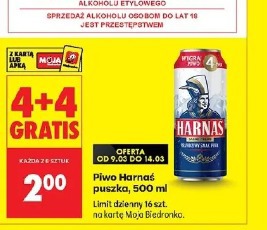 Piwo Harnaś puszka