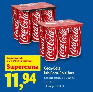 Coca-Cola lub Coca-Cola Zero