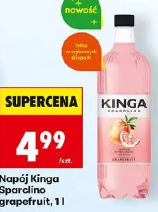 Napój Kinga Sparaliño grapefruit