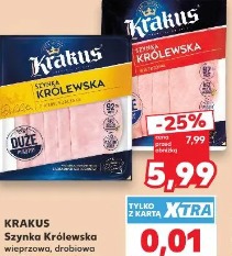 Krakus Szynka Królewska wieprzowa, drobiowa