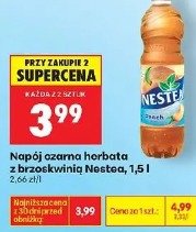 Napój czarna herbata z brzoskwinią Nestea, 1,5 l
