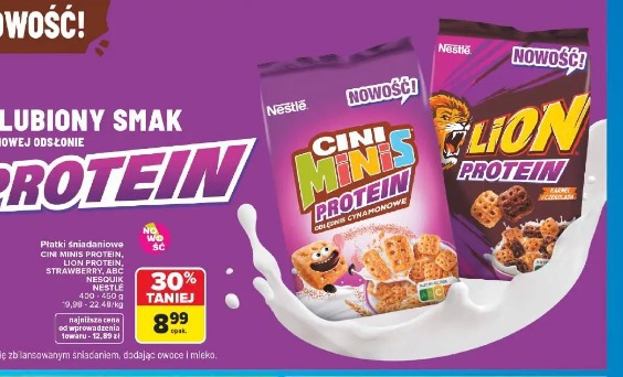Cini Minis Protein płatki śniadaniowe Nestle