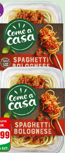 Danie spaghetti Come a Casa