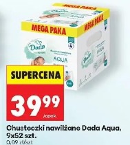 Chusteczki nawilżane Dada Aqua, 9x52 szt.