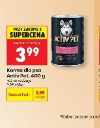 Activ Pet Karma dla psa Activ Pet, 400 g