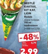 Nestlé Kaktus, Kit Kat, Lion Rożek różne rodzaje