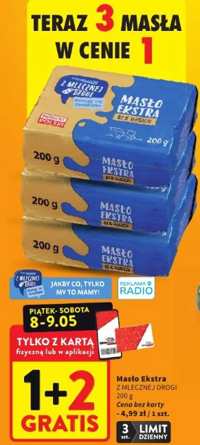 Masło Ekstra Z MLECZNEJ DROGI