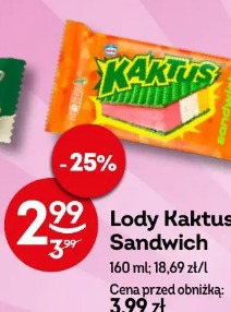 Lody Kaktus Sandwich