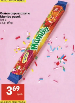 Guma rozpuszczalna Mamba pasek