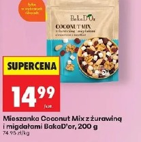 Mieszanka Coconut Mix z żurawiną i migdałami Baka'Dor