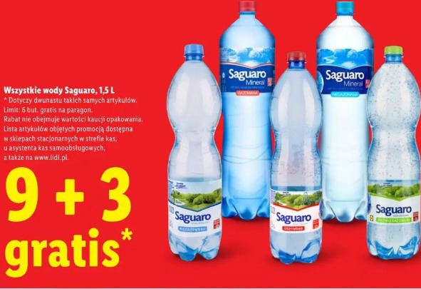 Wody Saguaro 1,5 L