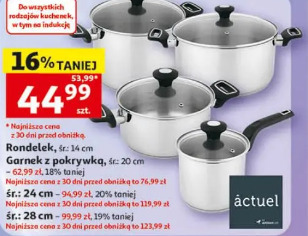 Rondelek/garnek  z pokrywką Actuel
