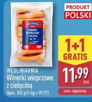 Wędliniarnia Winerki wieprzowe z cielęciną