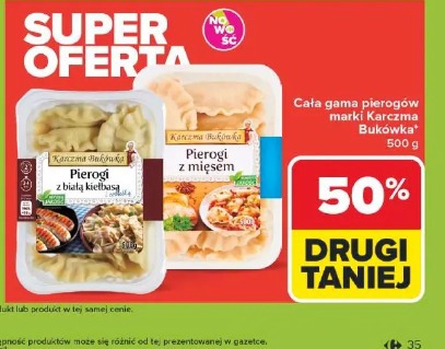 Cała gama pierogów marki Karczma Bukówka