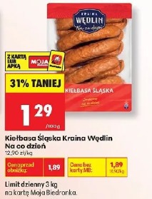 Kiełbasa Śląska Kraina Wędlin Na co dzień