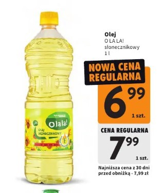 Olej O La La! słonecznikowy