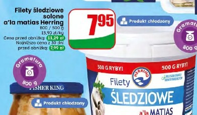 Filety śledziowe solone a'la matias Herring