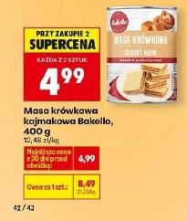 Masa krówkowa kajmakowa Bakello