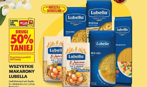 Wszystkie makarony Lubella