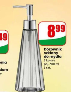 Dozownik szklany do mydła