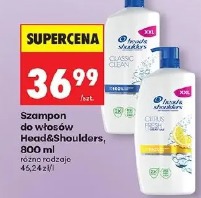 Szampon do włosów Head&Shoulders, 800 ml