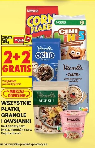 Wszystkie płatki, granole i owsianki