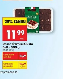 Deser tiramisu Gusto Bello