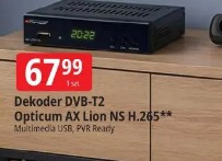 Dekoder DVB-T2 Opticum AX Lion NS H.265