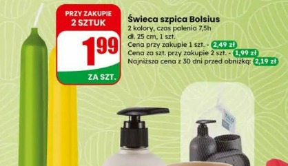 Świeca szpica Bolsius