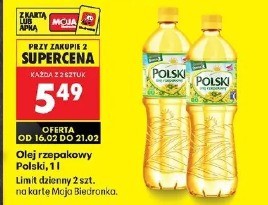 Olej rzepakowy Polski