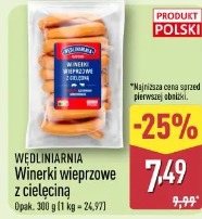 Wędlinarnia Winerki wieprzowe z cielęciną
