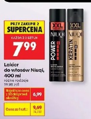 Lakier do włosów Niuqi