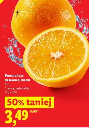 Pomarańcze deserowe, luzem