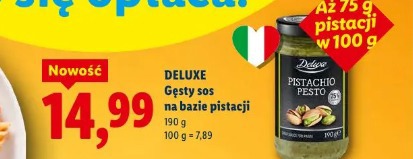 Deluxe Gęsty sos na bazie pistacji