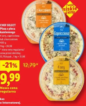 CHEF SELECT Pizza z pieca kamiennego
