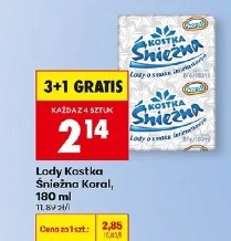 Lody Kostka Śnieżna Koral