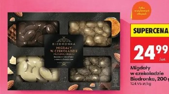 Migdały w czekoladzie Biedronka