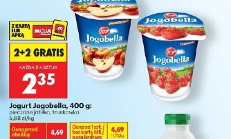 Jogurt Jogobella pieczone jabłko, truskawka