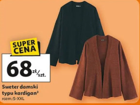 Sweter damski typu kardigan INEXTENSO