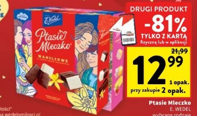 Ptasie Mleczko E. Wedel waniliowe