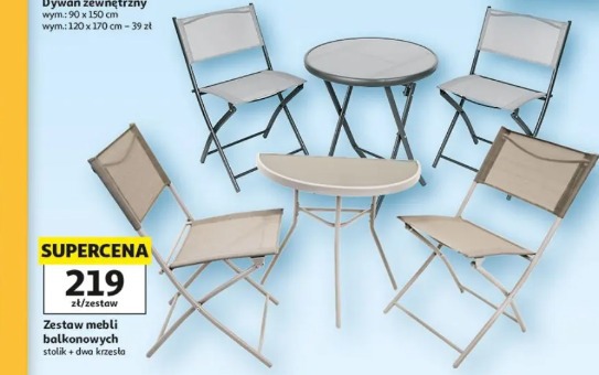 Zestaw mebli balkonowych