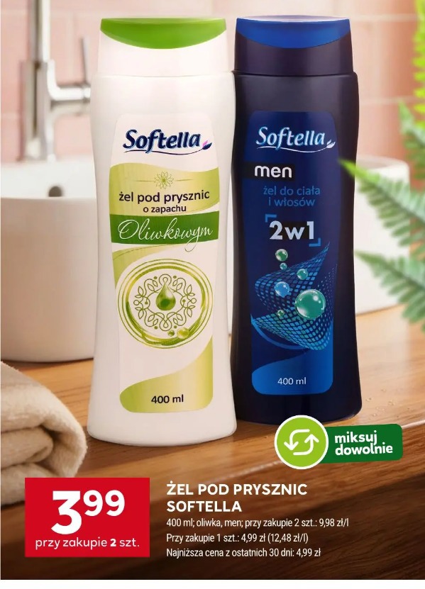 Żel pod prysznic Softella