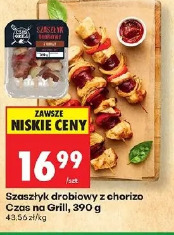 Szaszłyk drobiowy z chorizo Czas na Grill
