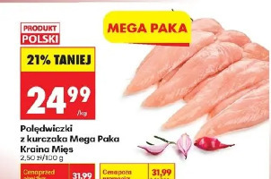 Polędwiczki z kurczaka Mega Paka Kraina Mięs