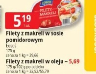 Filety z makreli w sosie pomidorowym Losos